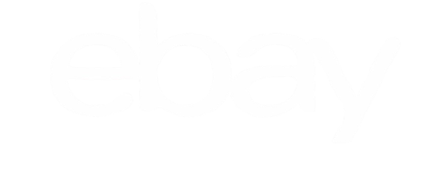 ebay logo white